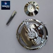 17.5″ 403 Krom Jant Kapağı, Tas ve Piramit Fırfır, Adet - 4