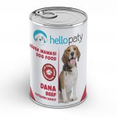 Hellopaty Dana Etli Konserve Yaş Köpek Maması %70 Et Içerir 415 gr X 24 Adet - 1