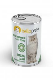 Hello Paty Kedi Maması Kuzu Etli 24 Lü 415 Gr Yaş Mama Konserve Mama - 1