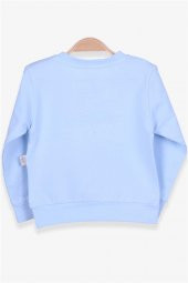Erkek Bebek Sweatshirt Arma Baskılı Açık Mavi (4-6 Ay) - 2