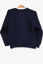 Erkek Bebek Sweatshirt Arma Baskili Lacivert (4-9 Ay) - 2