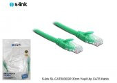 S-link SL-CAT6030GR 30cm Yeşil Utp CAT6 Kablo - 2