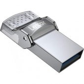 Lexar 128GB USB 3.0 Jumpdrive Type-C Flash Bellek LJDD35C128G - 1