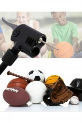 Bisiklet Motosiklet Pompa Lastik Hava Şişirme Pompası + 48 Yama Top Iğnesi + Bot Şişirme Aparatı - 3