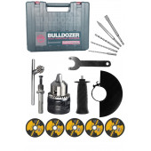 Bulldozer Kırıcı Delici Matkap Ve Bulldozer 125 MM Avuç Taşlama 6 Kademe Devir Ayarlı HEDİYELİ - 2