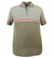 Büyük Beden Erkek Tişört Panolu Pike Polo Yaka Cepli - 3