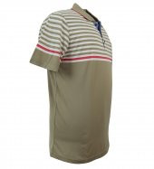 Büyük Beden Erkek Tişört Panolu Pike Polo Yaka Cepli - 6