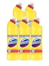 Domestos Çamaşır Suyu 750 ml Limon Ferahlığı, 5 li - 1