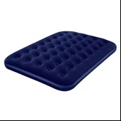 Bestway 67002 Flocked Blue Çift Kişilik Şişme Yatak - 1