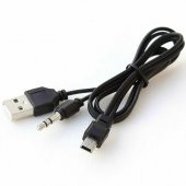 Bluetooth Speaker,Mp3 İçin 5pin Mini USB ile 3.5mm AUX jak Erkek 45cm Uzunluk - 3