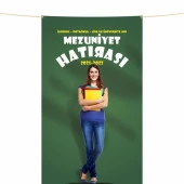 Mezuniyet Hatırası Pankartı-9- 150x250 cm - 2