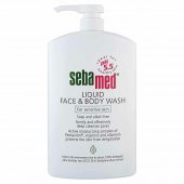 Sebamed Liquid Face & Body Wash 1000 ml Likit Yüz ve Vücut Temizleme Jeli - 1
