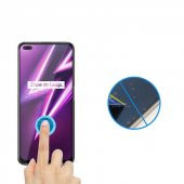 Realme 6 Pro Kırılmaya Dayanıklı Ekranı Tam Kaplayan Cam Koruyucu - 8