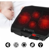 S-18 Ledli 4 Fanlı 15" - 17" Notebook Soğutucu - 2