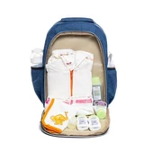 Bebex Bag-X Organizatör Anne Bebek Bakım Sırt Çantası Mavi - 3