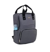 Bebex Bag-S Organizatör Anne Bebek Bakım Sırt Çantası  Gri - 3