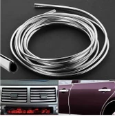 Araç İçi Dışı Geçmeli Krom Ftili 15metre Koruyucu U Tipi Nikelaj Çıta 15MT - 1