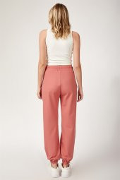 Kadın Dar Kesim Lastikli Eşofman Fuşya - 3