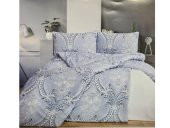 Çeyiz Diyarı Stella Ranforce Çift Kişilik Nevresim Takımı Mavi thumbnail 1