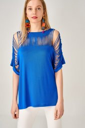 LAZER KESİM BLUZ - 2