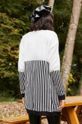 ÇİZGİ DETAYLI HIRKA - 3