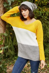 V YAKA BLOKLU KAZAK thumbnail 3