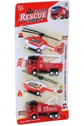 Acar Oyuncak Dyb168-224 Kart Çek Bırak İtfaiye Aracları - 1