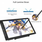 Veikk Vk2200pro 21.5" Ips Fullhd Tam Lamine Ekran, 8 Kısayol,2 Scroll Tuşlu Sağ/Sol El Grafik Tablet - 4