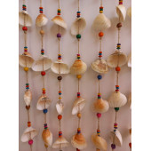 Renkli Boncuklu Deniz Kabuğu Figürlü 7'li Rüzgar Gülü thumbnail 2