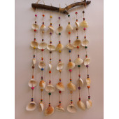 Renkli Boncuklu Deniz Kabuğu Figürlü 7'li Rüzgar Gülü thumbnail 5