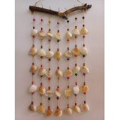 Renkli Boncuklu Deniz Kabuğu Figürlü 7'li Rüzgar Gülü thumbnail 9