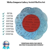 EPOKSİ REÇİNE ZIMPARA SETİ MIRKA GALAXY 9'LU SET PRO - 1