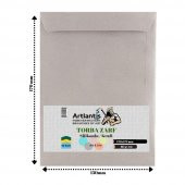 Torba Zarf 13x17 Cm Kraft 90 Gr Silikonlu 50li 1 Paket Artlantis 130*170 Mm Torba Zarf Kraft 50 li 1 Paket - 1