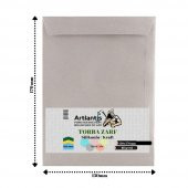 Torba Zarf 13x17 Cm Kraft 90 Gr Silikonlu 500lü 1 Paket Artlantis 130*170 Mm Torba Zarf Kraft 500 lü 1 Paket - 1