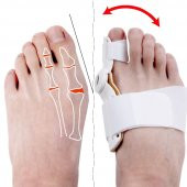 Ayak Baş Parmak Kemik Koruyucu Bunyon Kemik Çıkıntı Düzeltici Makaralı Gece Ateli Halluks Valgus - 5