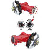 Swazer Motorlu Tırpan Sapı İçin Redüktör Sap çap 26mm Şaft diş 9 Diş Tırpan Şaft Başlık - 1