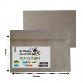 Elvan Mektup Zarf Kraft Silikonlu 114x162 Mm 100 Adet 1 Paket Artlantis Cırtlı Elvan Zarf 114*162 100 Li 1 Paket - 1