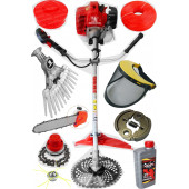 Swazer S10 Süper Set Yan Tipi Tırpan + 2T Yağ + Canavar Başlık + Silkme + Dal Budama - 1