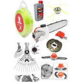 Swazer S10 Süper Set Yan Tipi Tırpan + 2T Yağ + Canavar Başlık + Silkme + Dal Budama - 3