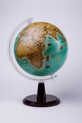 Gürbüz Işıksız Antik Dünya Küresi Modern Seri 20 Cm Çap thumbnail 1