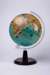 Gürbüz Işıksız Antik Dünya Küresi Modern Seri 20 Cm Çap thumbnail 2