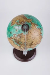 Gürbüz Işıksız Antik Dünya Küresi Modern Seri 20 Cm Çap thumbnail 6