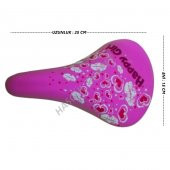 Hsgl Bisiklet Pembe Askılı Sepet Püskül Elçik Sele Bisiklet konforlu Sele Aksesuar Set - 3