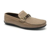 Sultan 100 Hakiki Deri Tokalı Loafer Erkek Babet Ayakkabı - 1