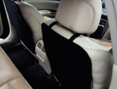 Araba Koltuk Arkası Koruyucu 2 Li Kılıf - Siyah - 2