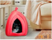 Pet Hut Polar Kedi Ve Köpek Yatağı - Kırmızı - 2