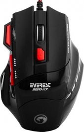 Everest Sgm-X7 Usb Siyah Makrolu 7200Dpi Oyuncu Mouse +Gaming Mouse Pad