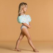 Çocuk Yüzücü Kolluğu ORMAN BASKILI MENTOL YEŞİLİ 15-30 Kg - 6