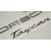 Porsche Taycan Bagaj 3M 3D ABS Yazı Logo Amblem Seti Orjinal Ürün thumbnail 3