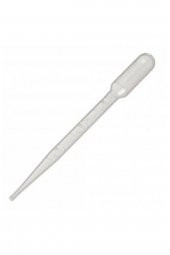 10 Adet 3 Ml Pastör Pipeti Taksimatlı Likit Pipetilikit Pipeti - 1